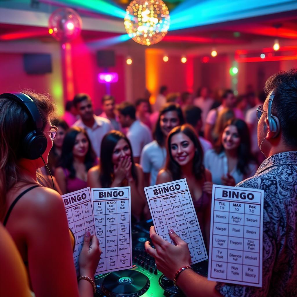 Music Bingo party event
